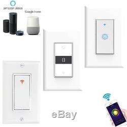 Nexete Smart Wall Light Switch Wifi Works With Amazon Alexa