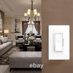 0-10V Electronic Low Voltage LED Wall ELV Dimmer Switch, 120-277V, 3-Way 10 Pack