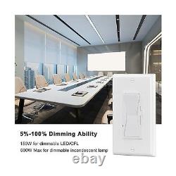 0-10V LED Dimmer Switch, Low Voltage Dimmer Switch for Dimmable LED Lights, C