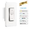 1 Gang Wi-fi Stepless Dimmer Smart Light Switch Wifi Light Switch 2.4ghz In Wall