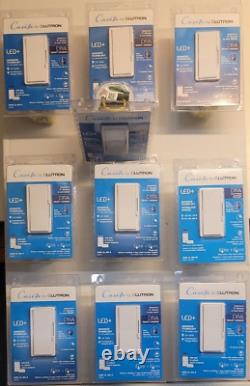 (10) Brand New Lutron Diva Smart Dimmer White DVRF-6L-WH-R