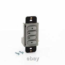 10 Hubbell Gray Low Voltage Dimmer Switches 0-10V Latching/Momentary DSC010GY