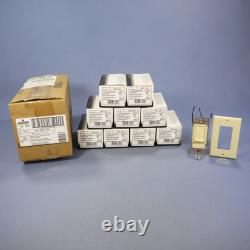 10 Leviton Decora Slide Light Dimmers Switch Low Voltage Ivory 600VA 6611-PI