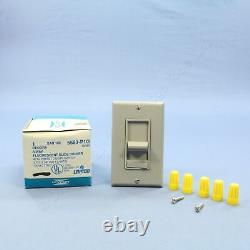 10 Leviton Gray Fluorescent Dimmer Switches 2-12 Bulbs! 480W 120V 6663-P1G