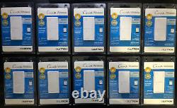10 Lutron Caseta Wireless In-Wall Light/Fan Switches PD-5ANS-WH-R LOWEST PRICED