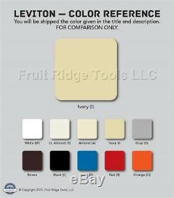 10 New Leviton Decora Slide Light Dimmers Switch Low Voltage Ivory 600VA 6611-PI