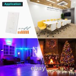 10 PCS 0-10V LED Dimmer Switch White Single-Pole or 3-Way Low Voltage Switch