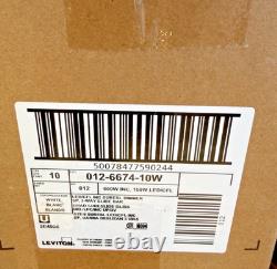 10 PCS Leviton SureSlide 6674-10W Slide Dimmer White