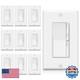 10 Pk Bestten Single Pole/3-way Dimmer Light Switch, Wall Plate Included