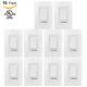 10 Pack 150w Led And Cfl/600w Incandescent Wall Light Slide Dimmer Switch White