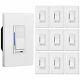10 Pack Bestten Digital Dimmer Light Switch With Led Indicator, Horizontal