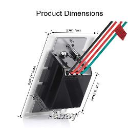 10 Pack BESTTEN Digital Dimmer Light Switch with LED Indicator Horizontal or