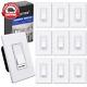 10 Pack Bestten Dimmer Light Switch, 3 Way Or Single Pole, For Dimmable Led, I