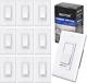 10 Pack Bestten Dimmer Light Switch, Single-pole Or 3-way, 120v, Compatible Wi