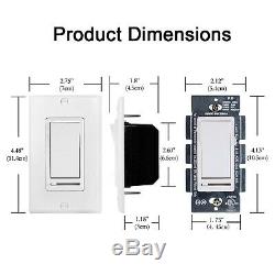 10 Pack BESTTEN Dimmer Light Switch, Single-Pole or. Financing Available