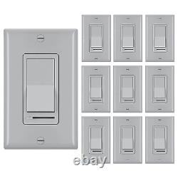 10 Pack BESTTEN Dimmer Switch, 3 Way or Single Pole, for Dimmable LED Light, H