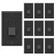 10 Pack Bestten Dimmer Wall Light Switch Compatible With Dimmable Led Cfl
