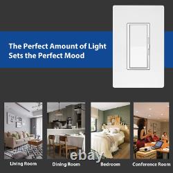 10 Pack Bestten Dimmer Light Switch, Single Pole Or 3 Way, For Dimmable Led Li