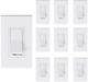 10 Pack Cloudy Bay 3-way/single Pole Dimmer Electrical Light Switch For 150w L