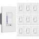 10 Pack Digital Dimmer Light Switch With Led Indicator Horizontal