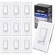 10 Pack Dimmer Light Switch, Single-pole Or 3-way Dimmer Switches, 120v