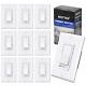 10 Pack Dimmer Light Switch, Single-pole Or 3-way Dimmer Switches, 120v, Comp
