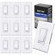 10 Pack Dimmer Light Switch, Single-pole Or 3-way Dimmer Switches, 120v, Comp