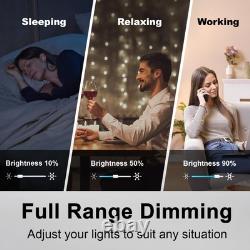 10 Pack Dimmer Light Switch, Single Pole or 3-Way, Slide Dimmer Switches, Com