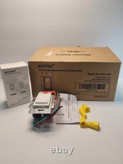 10 Pack Dimmer Wall Light Switch, Single Pole or 3-Way, Without Plate