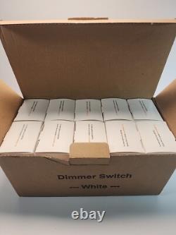 10 Pack Dimmer Wall Light Switch, Single Pole or 3-Way, Without Plate