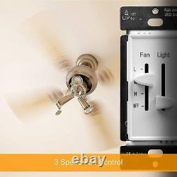 10 Pack Dual Slider Ceiling Fan Light Control Led Dimmer Switch Single Pole