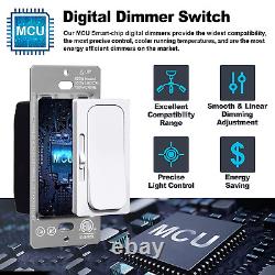 10 Pack Super Slim Digital Dimmer Switch with MCU Smart-Chip Technology Offer