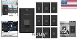 10 Pack of Dimmer Wall Light Switches Compatible with LED, CFL, Incandescent