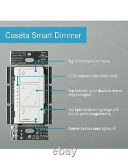 10 QTY Lutron Caseta Wireless Single-Pole/3-Way White Smart LED Decorator Light