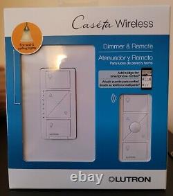 10 QTY Lutron Caseta Wireless Smart Lighting Dimmer Switch Remote Kit for Wall