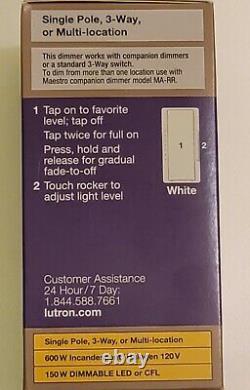 10 QTY Lutron Maestro 150-W Single-Pole/3-Way/Multi-Location CFL-LED Dimmer