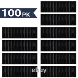 100PK Black Dimmer Switch, 3-Way LED/CFL/Incandescent, ETL Listed