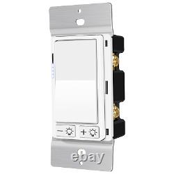10PK 3-Way Dimmer Switch for LED/ CFL Lights 15A 120V 600W Halogen/Incandescent