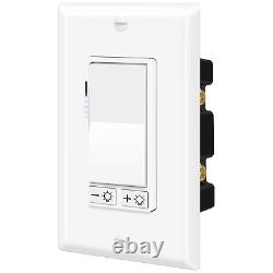 10PK 3-Way Dimmer Switch for LED/ CFL Lights 15A 120V 600W Halogen/Incandescent