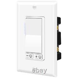 10PK 3-Way Dimmer Switch for LED/ CFL Lights 15A 120V 600W Halogen/Incandescent