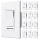 12 Pack Light Dimmer Switch, No Neutral Wire, Single Pole Or 3-way, For Dimmable