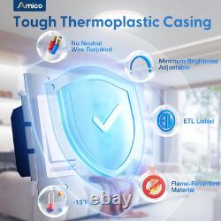 12 Pack Slide Dimmer Switch, Single-Pole or 3-Way, for Dimmable LED Lights 150W