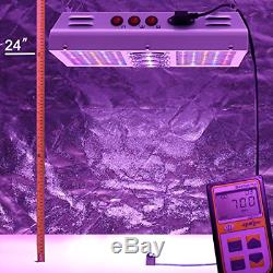 1200W 12-Band Dimmable LED Grow Light 2 Dimmer Switches