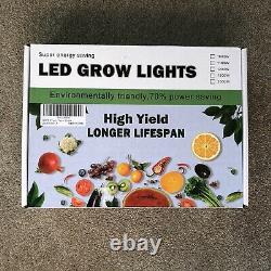 1200W LED Grow Light, Liauekay Full-Spectrum Double Switch Dimmer Plant Lamp