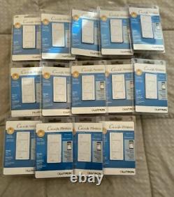 14x Lutron Caseta Wireless Smart Lighting Dimmer Switch for Wall and Ceiling