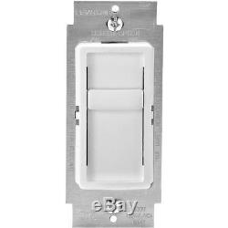 18 Pk Leviton White Single Pole 150W Slide Dimmer Light Switch C22-06672-1LW