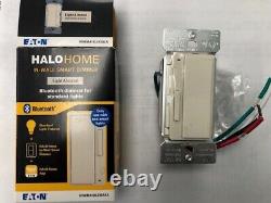 (19) Halo Home In-Wall Bluetooth Dimmer for Standard Lights Light Almond