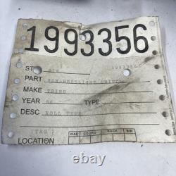 1986 Thunderbird Cougar HEADLIGHT Fog light Auto Dimmer Switch & Bezel