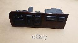 1996-1998 Acura Tl Oem Wood Grain Bezel Trim Console Door Switch Set