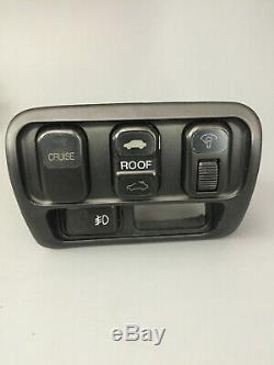 1997-2001 Honda Prelude Fog Light Switch Panel OEM BB6 Sunroof Dimmer Crusie